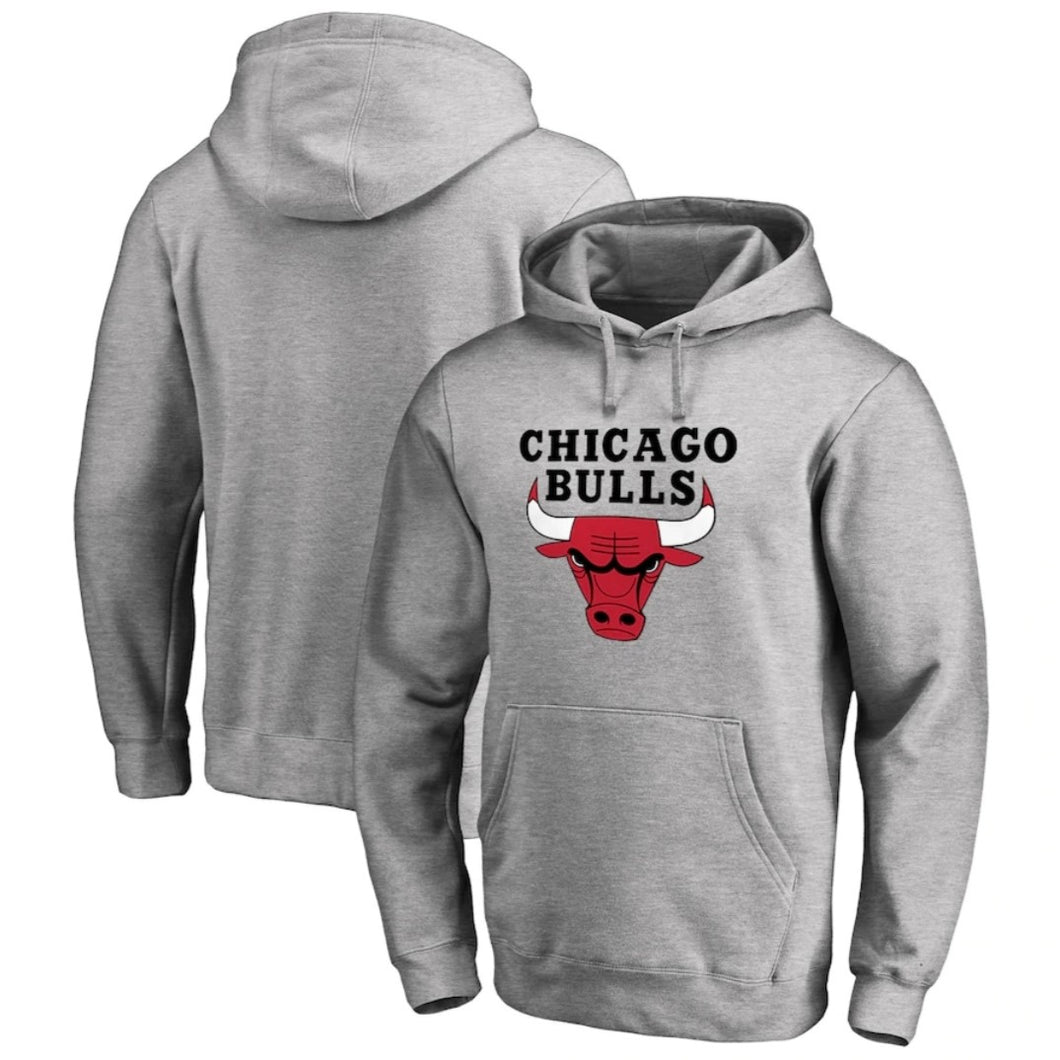 Chicago Bulls Grey NBA Hoodie