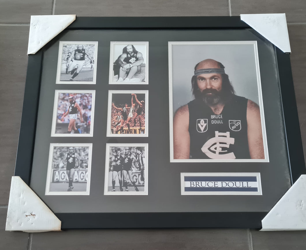 Bruce Doull Framed Carlton Picture