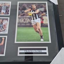 Load image into Gallery viewer, Travis Cloke Framed Collingwood Silver Trimmed Picture
