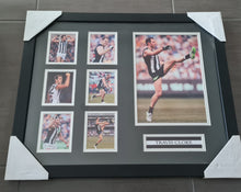 Load image into Gallery viewer, Travis Cloke Framed Collingwood Silver Trimmed Picture
