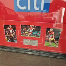 Load image into Gallery viewer, Isaac Heeney Signed and Framed Sydney Swans Jumper
