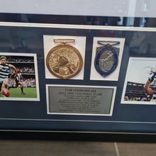 Load image into Gallery viewer, Tom Hawkins Signed and Framed Geelong Cats Jumper
