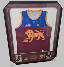 Load image into Gallery viewer, Will Ashcroft Signed and Framed Brisbane Lions Jumper
