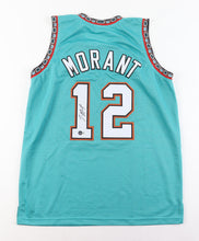 Load image into Gallery viewer, Ja Morant Signed Turquoise Jersey (Beckett)

