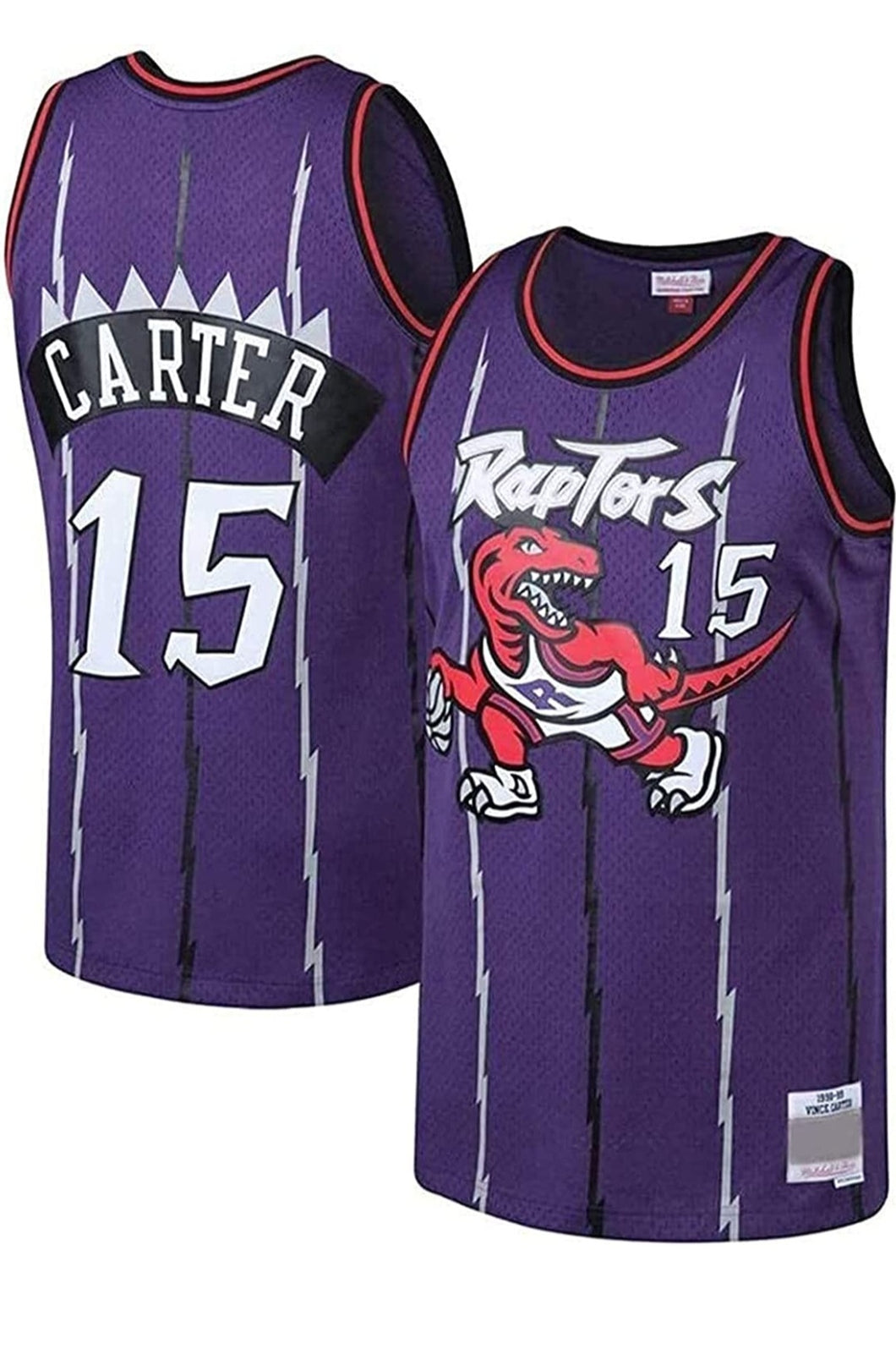 Vince Carter Purple #15 Raptors Kids Jersey