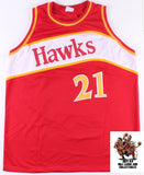 Dominique Wilkins Auto graphed Home Jersey With COA