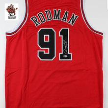 Load image into Gallery viewer, Dennis Rodman Autographed Chicago Bulls Home Jersey with COA
