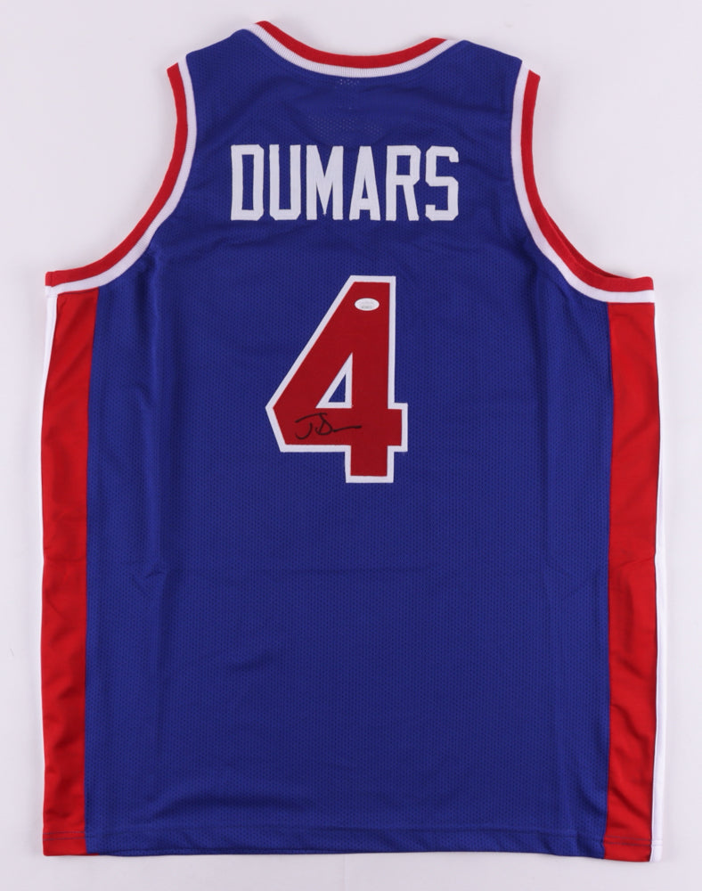 Joe Dumars Autographed Detroit Pistons Jersey with COA
